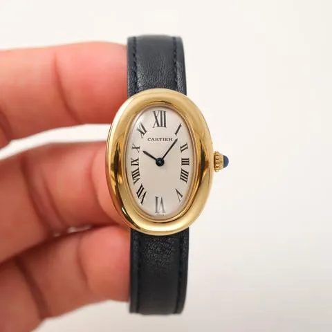 Cartier Baignoire 8057925 23mm Yellow gold Silver 7