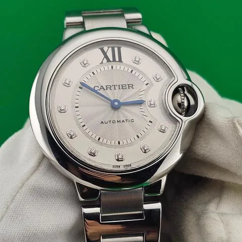 Cartier Ballon Bleu 33mm WE902074 33mm Stainless steel Silver