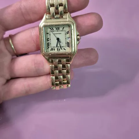 Cartier Panthère 887968 28mm Yellow gold White 4