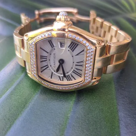 Cartier Roadster 2676 32mm Yellow gold White 7