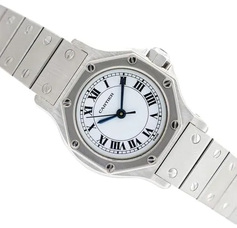 Cartier Santos 0906 25mm Stainless steel White