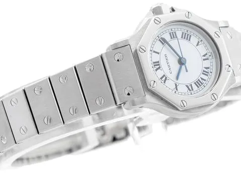 Cartier Santos 0906 25mm Stainless steel White 2