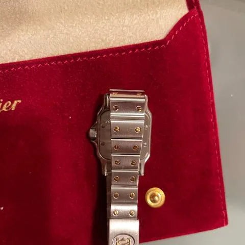 Cartier Santos 1057930 24mm Yellow gold and Stainless steel White 3