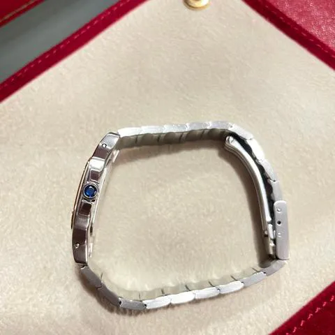 Cartier Santos 1057930 24mm Yellow gold and Stainless steel White 5