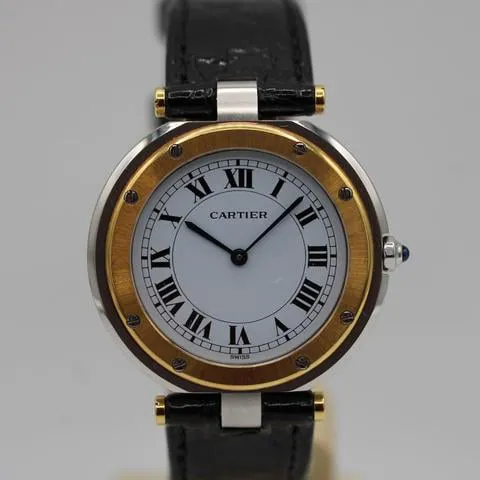 Cartier Santos 8191 27mm Yellow gold and Stainless steel White