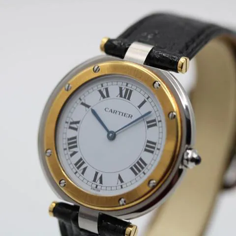 Cartier Santos 8191 27mm Yellow gold and Stainless steel White 9