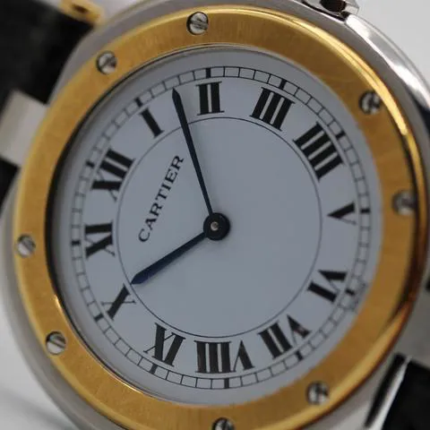 Cartier Santos 8191 27mm Yellow gold and Stainless steel White 10