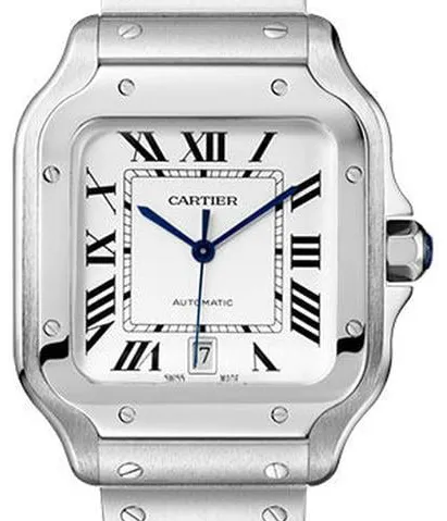 Cartier Santos de Cartier WSSA0018 8mm Stainless steel Silver