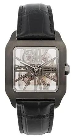 Cartier Santos Dumont W2020052 47.5mm Titanium Skeletonized