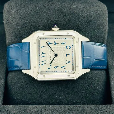 Cartier Santos Dumont WGSA0086 Platinum Silver