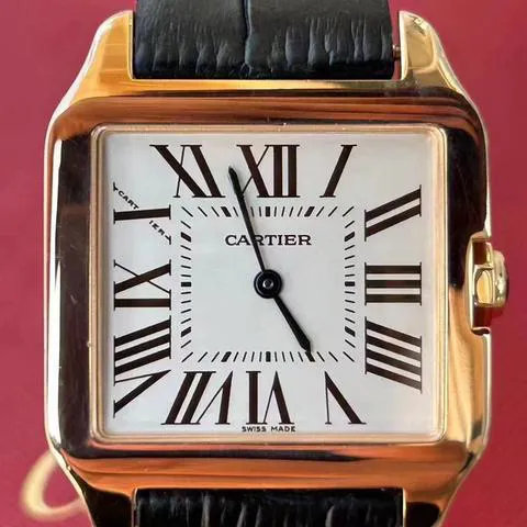 Cartier Santos W2009251 30.5mm Rose gold White