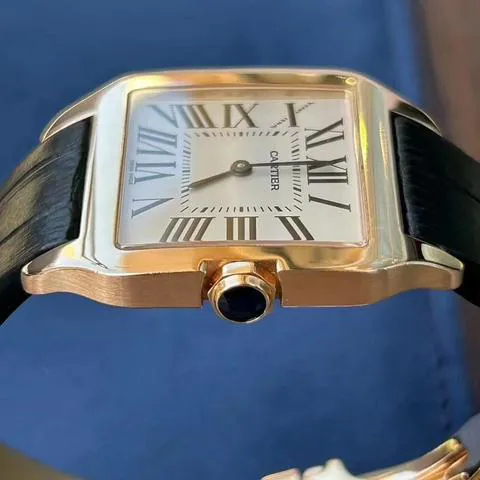 Cartier Santos W2009251 30.5mm Rose gold White 1