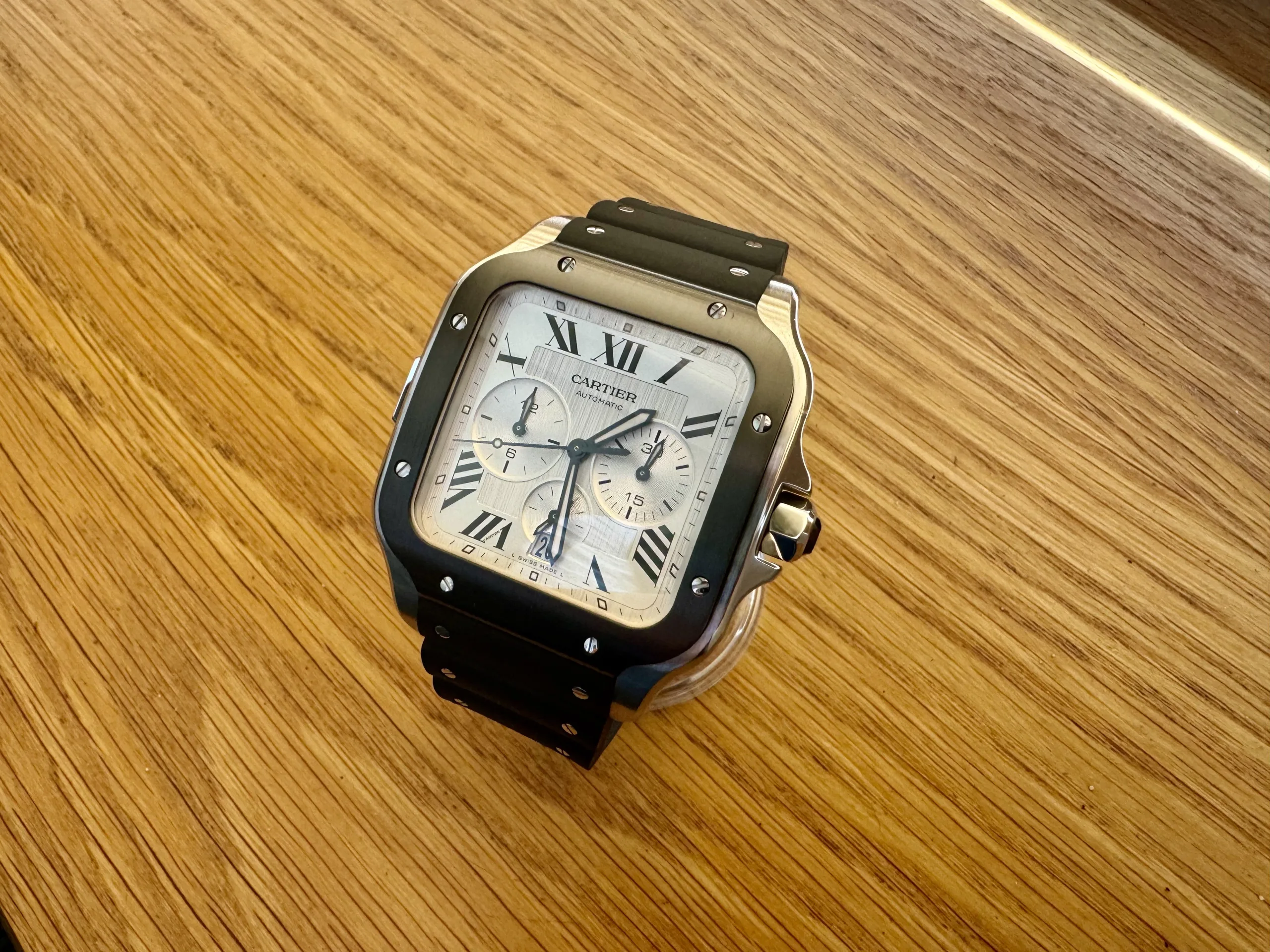 Cartier Santos WSSA0017 43mm Stainless steel Silver 3