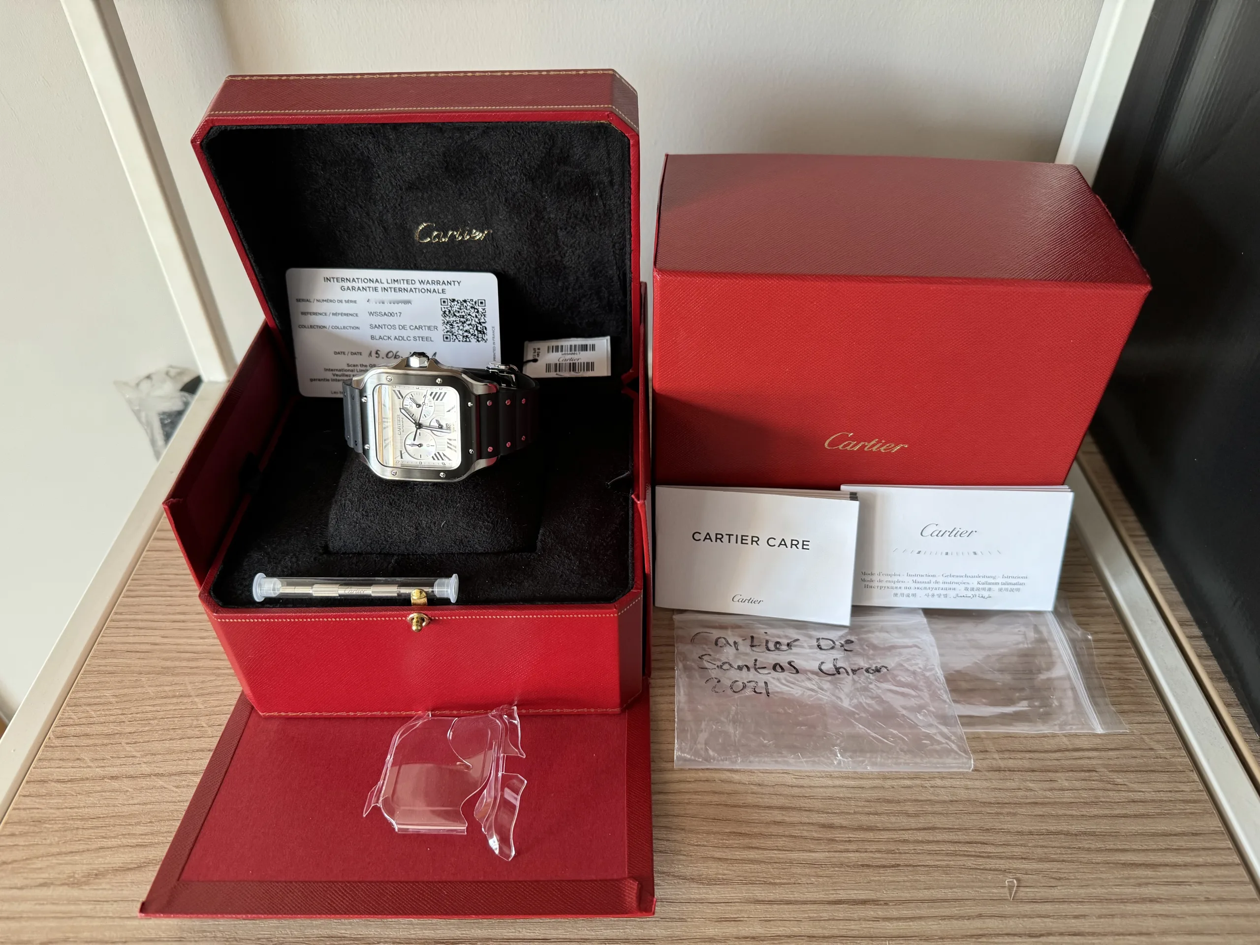 Cartier Santos WSSA0017 43mm Stainless steel Silver 8