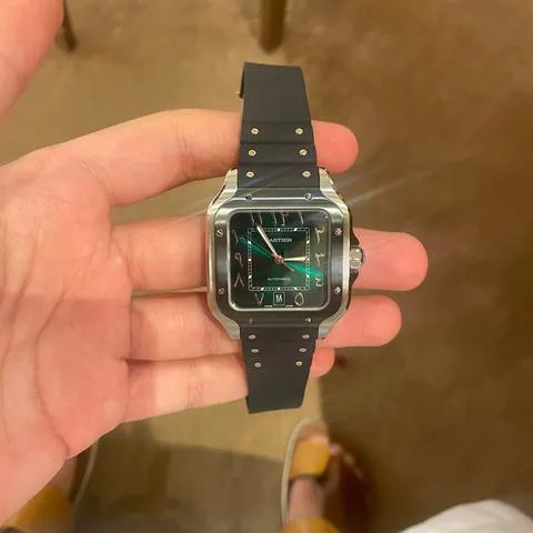 Cartier Santos WSSA0055 40mm Stainless steel Green