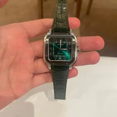 Cartier Santos WSSA0055 40mm Stainless steel Green 1