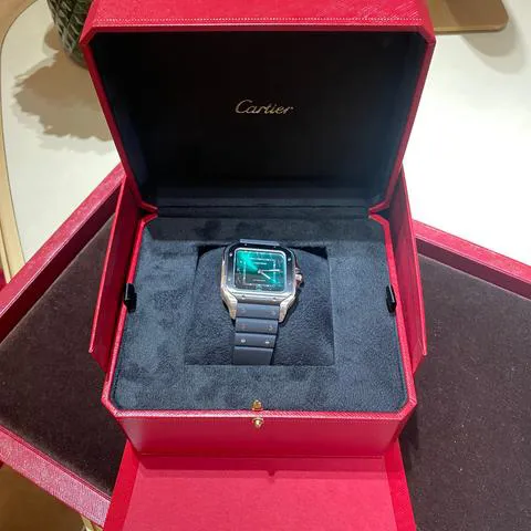 Cartier Santos WSSA0055 40mm Stainless steel Green 2