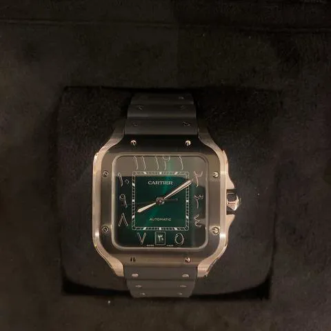 Cartier Santos WSSA0055 40mm Stainless steel Green 8