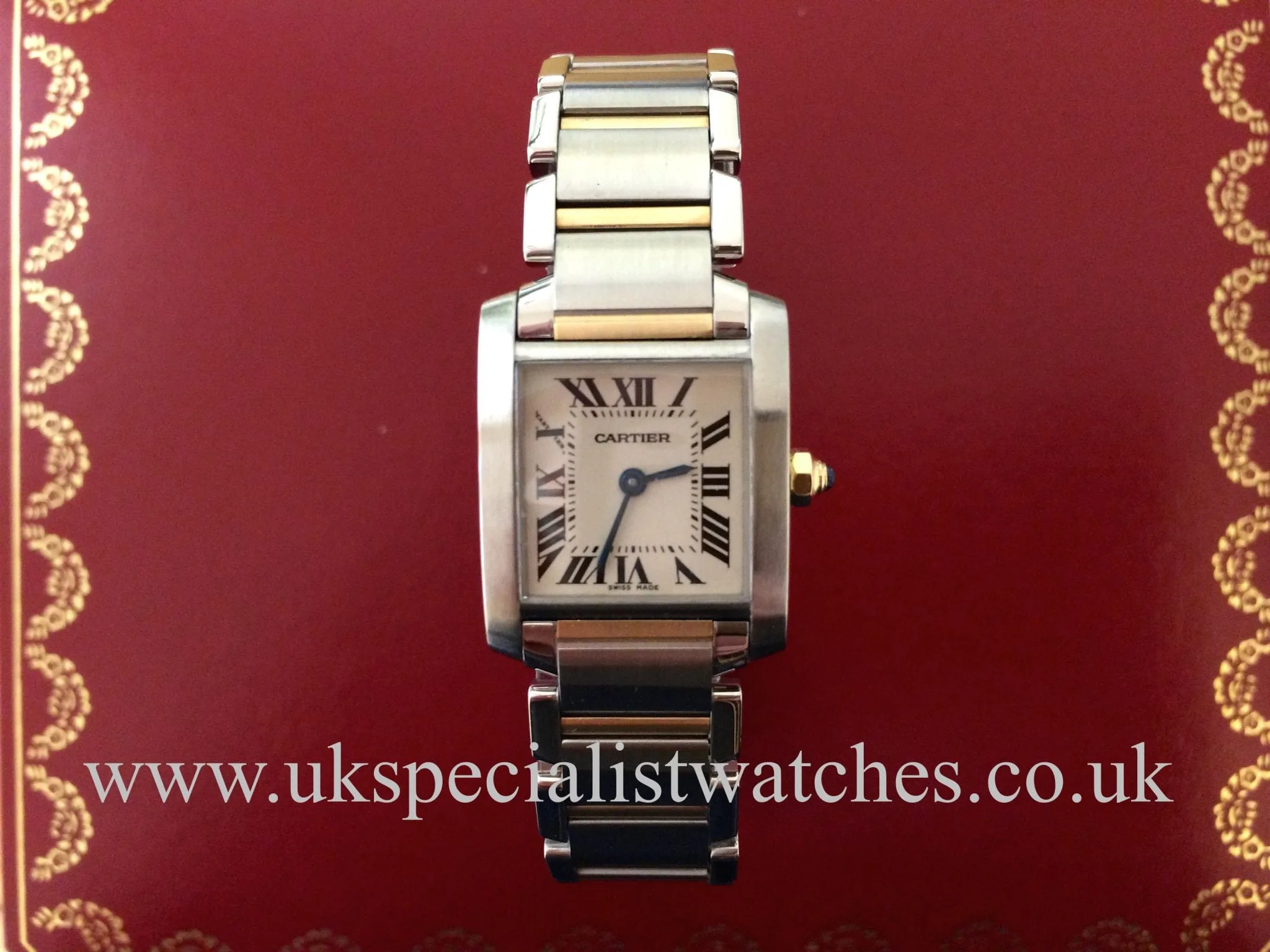 Cartier Tank Française W51007Q4 Stainless steel White 2