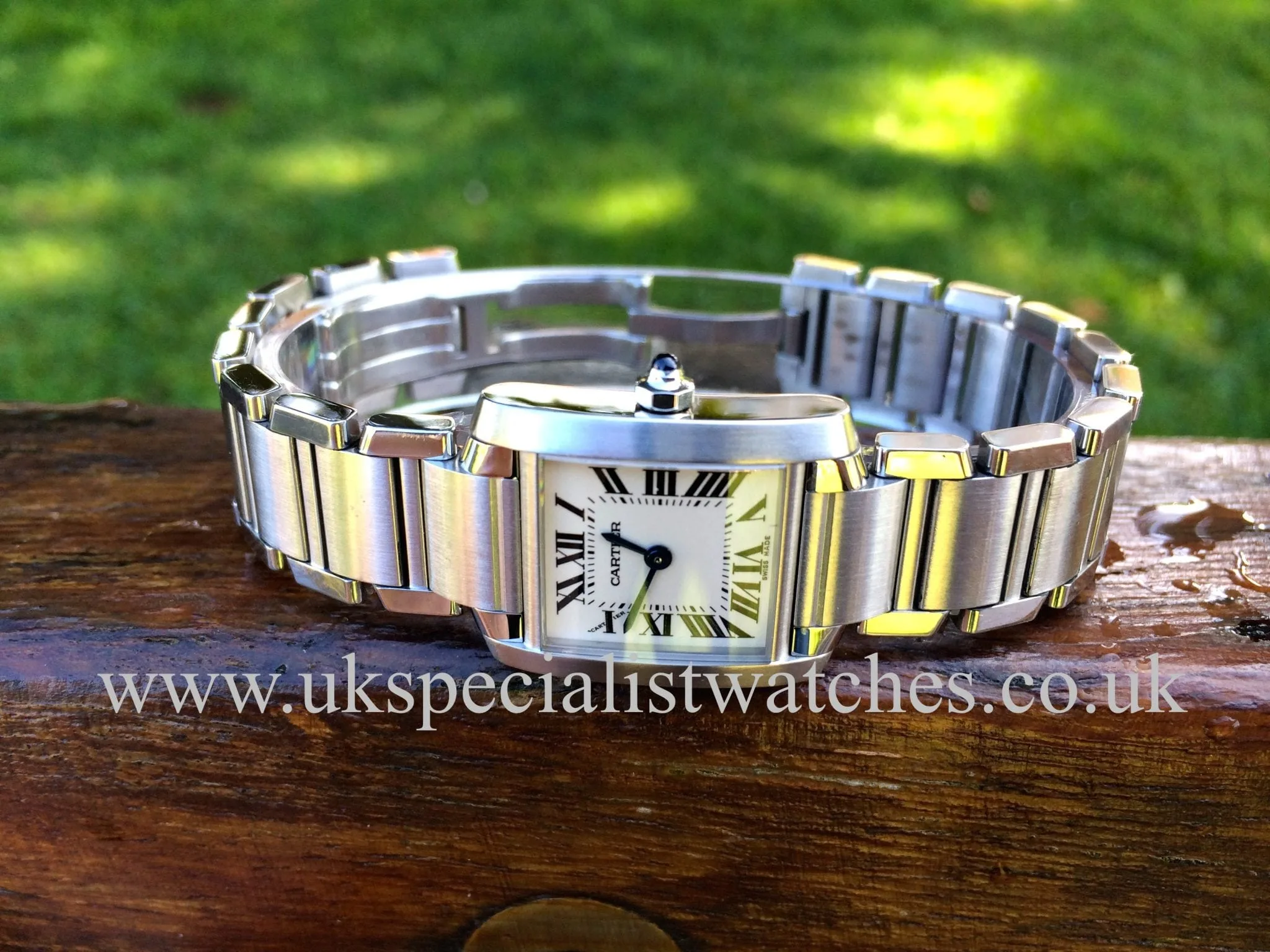 Cartier Tank Française W51008Q3 Stainless steel White 4