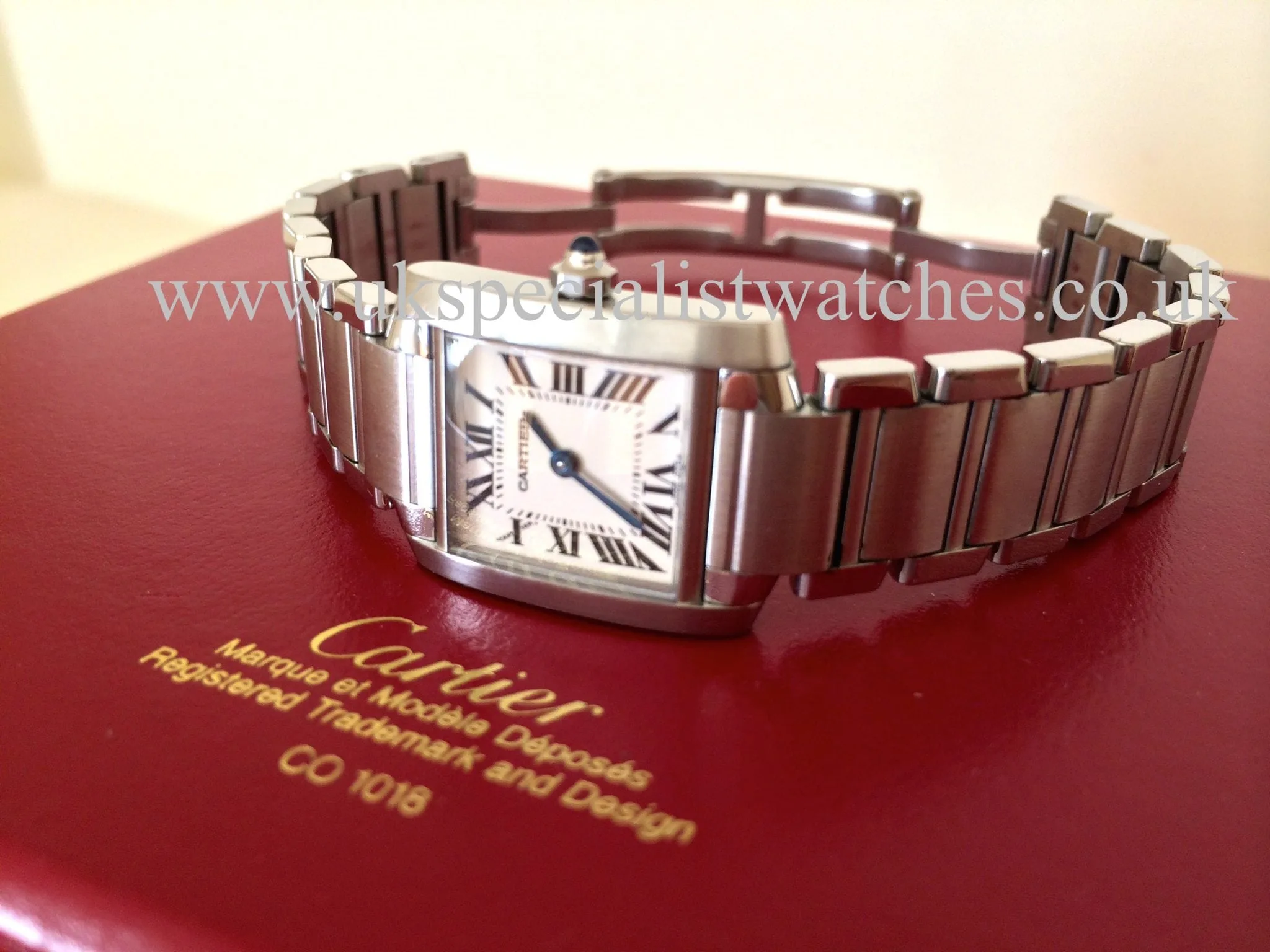 Cartier Tank Française W51008Q3 Stainless steel White 2