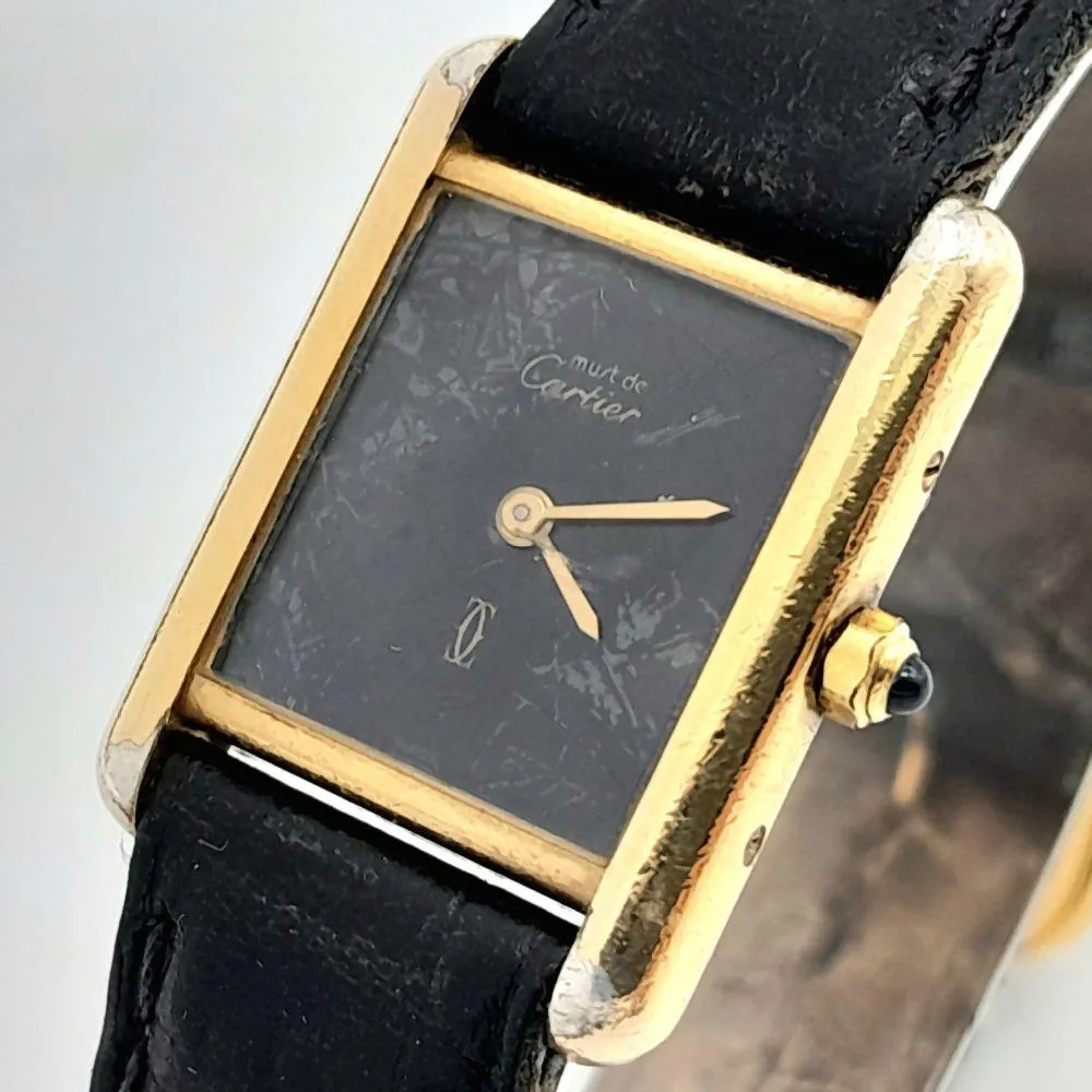 Cartier Tank 21mm Gold-plated silver 1