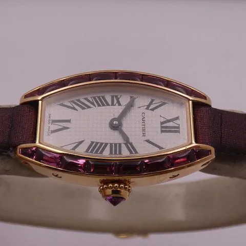 Cartier Tonneau 16mm Rose gold White 1