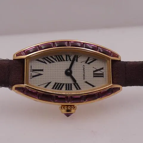 Cartier Tonneau 16mm Rose gold White 3