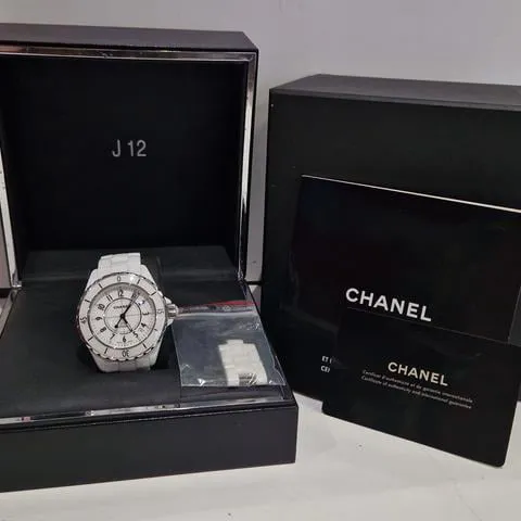 Chanel J12 H0970 38mm Ceramic White 1