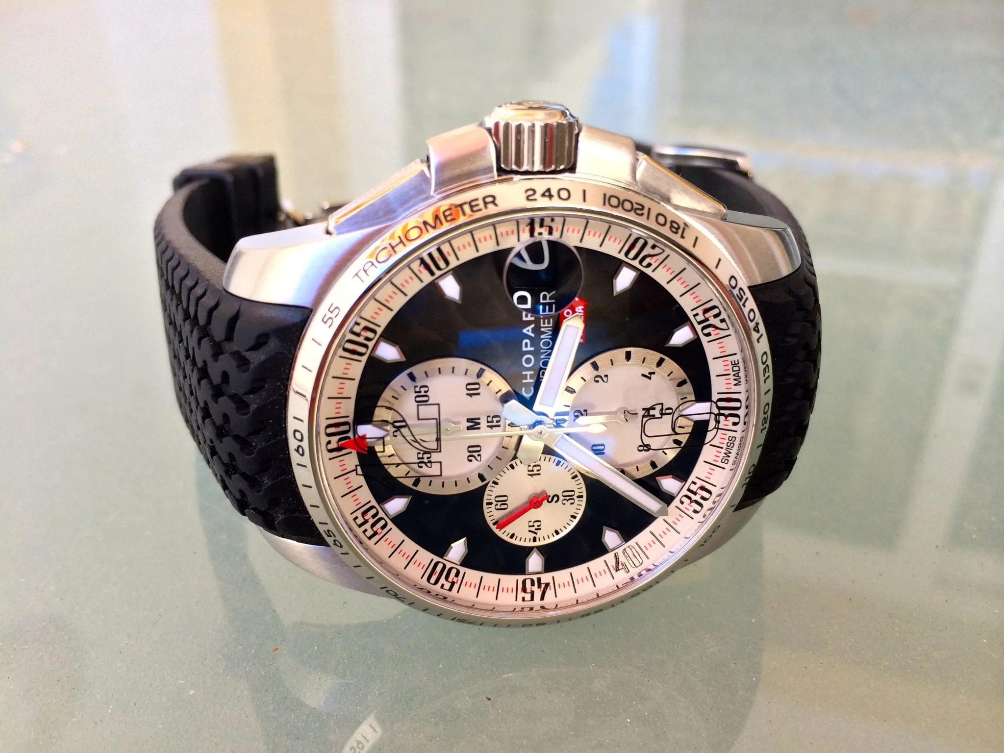 Chopard Mille Miglia 44mm Stainless steel Charcoal engine turned 6