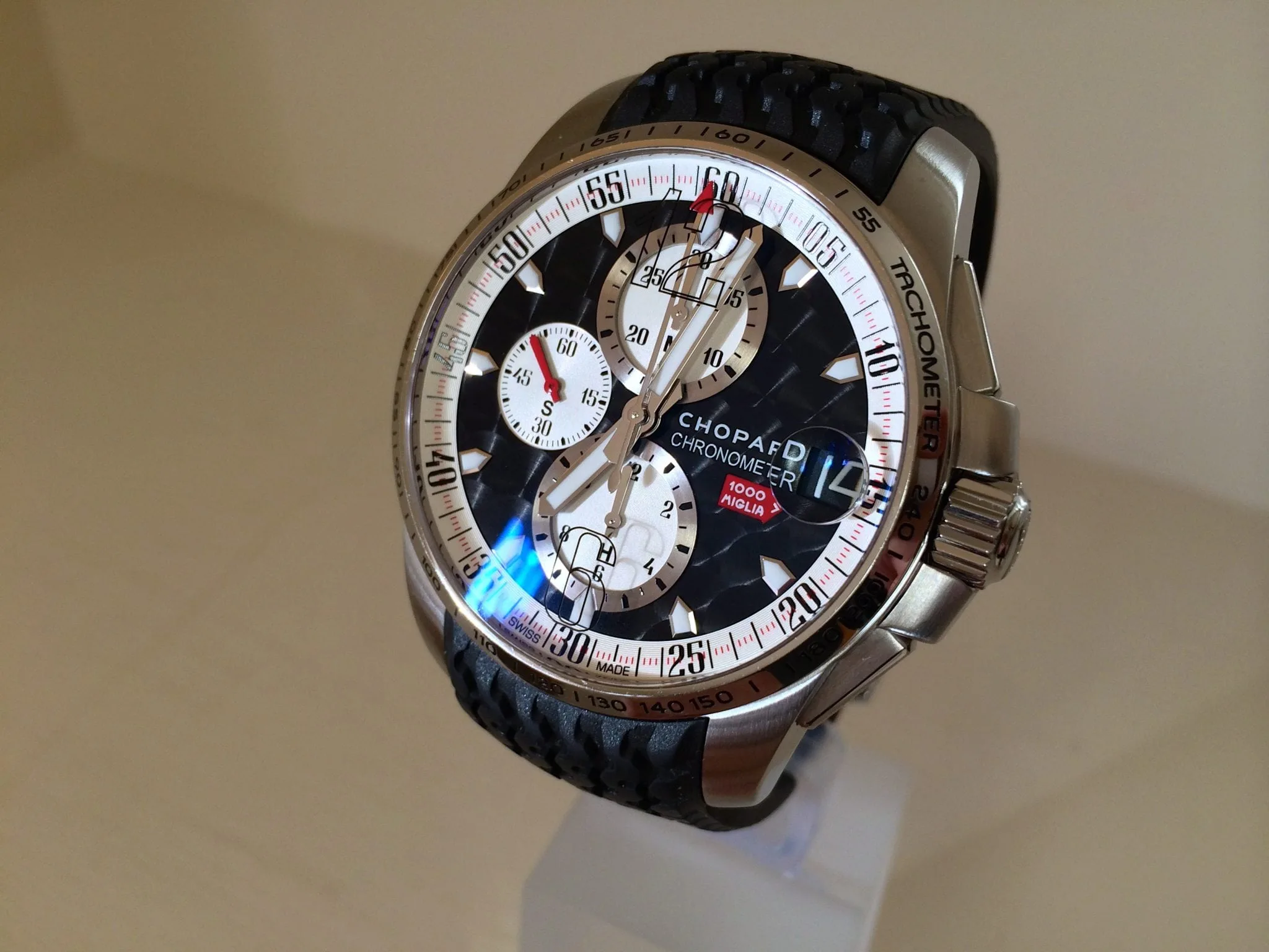 Chopard Mille Miglia 44mm Stainless steel Charcoal engine turned 1