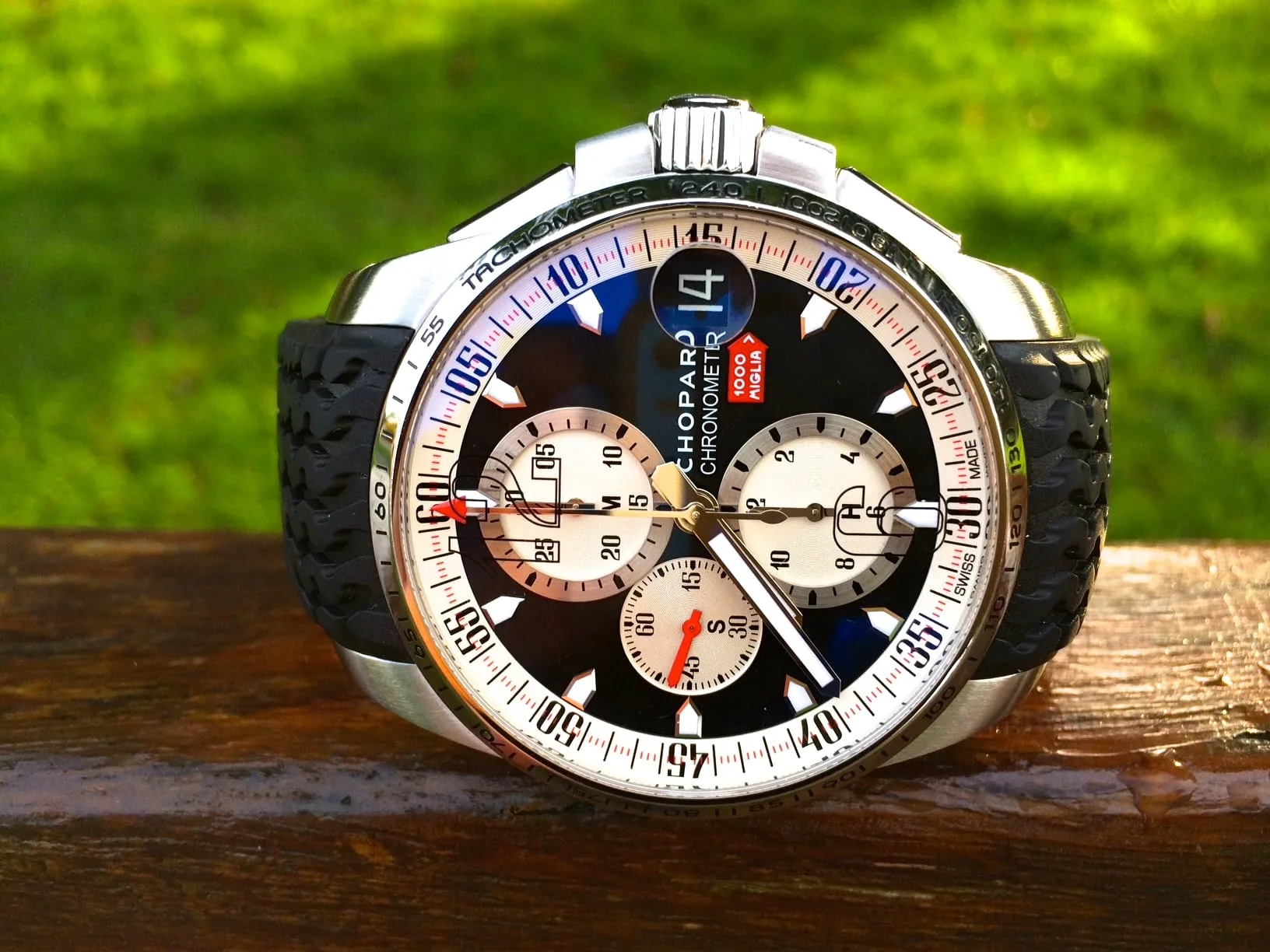 Chopard Mille Miglia 44mm Stainless steel Charcoal engine turned 7