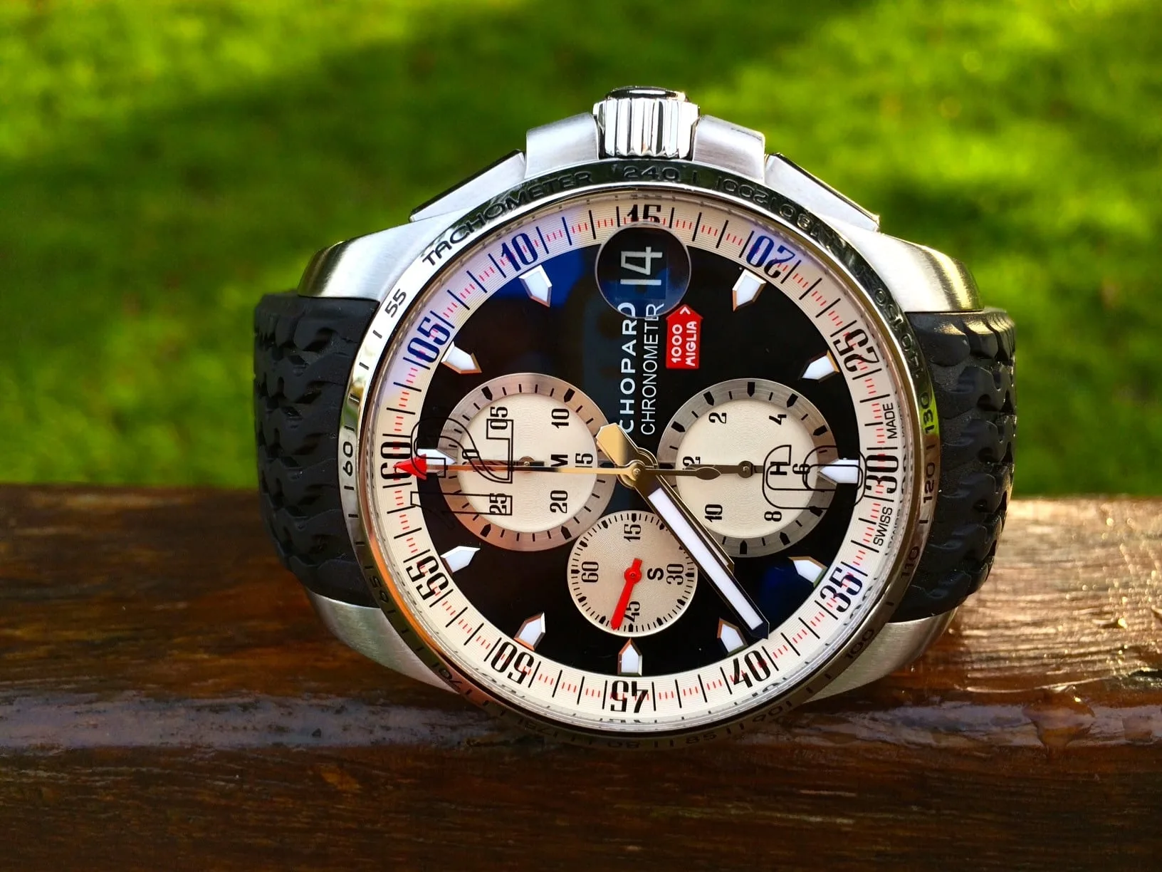 Chopard Mille Miglia 44mm Stainless steel Charcoal engine turned 2