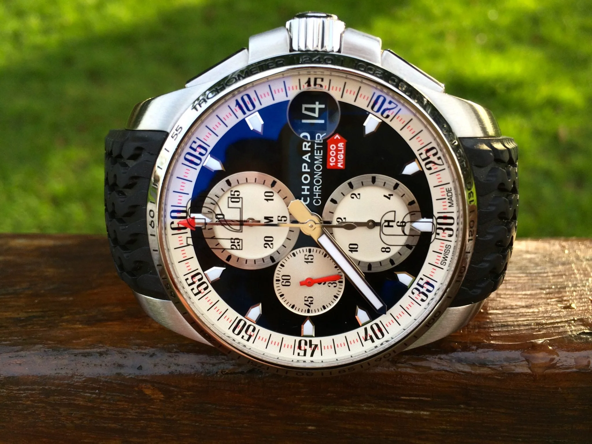 Chopard Mille Miglia 44mm Stainless steel Charcoal engine turned 8