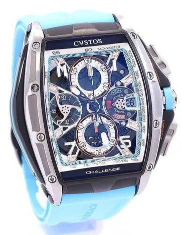 Cvstos Challenge CVT-CHR3-SKYBLUE Titanium Skeletonized 7