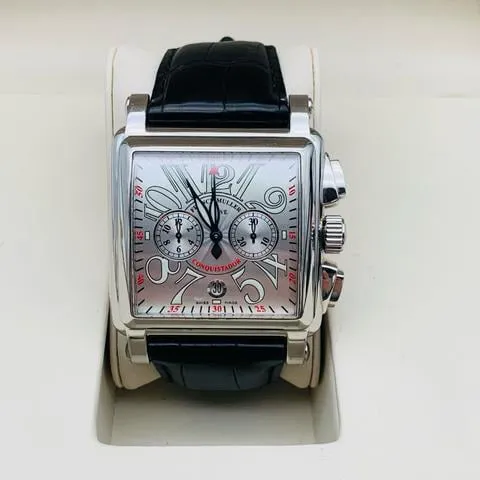 Franck Muller Conquistador Cortez 10000 H CC 41mm Stainless steel Silver