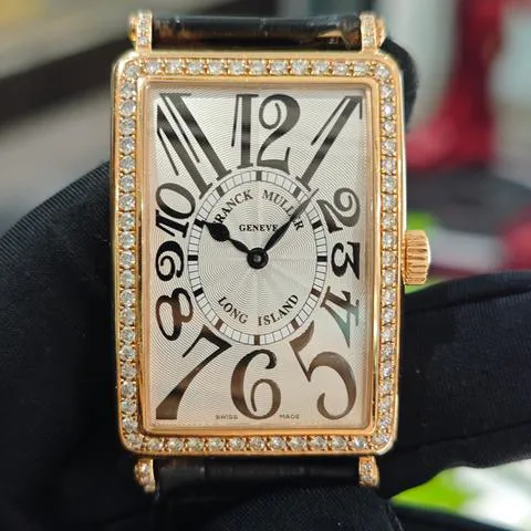 Franck Muller Long Island 1002 QZ 31mm Rose gold White