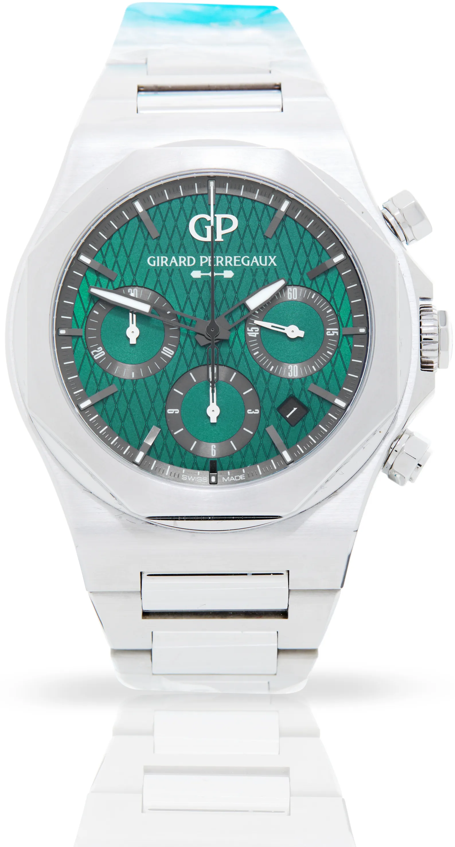 Girard-Perregaux Laureato 81020-11-001-11A 42mm Stainless steel Green