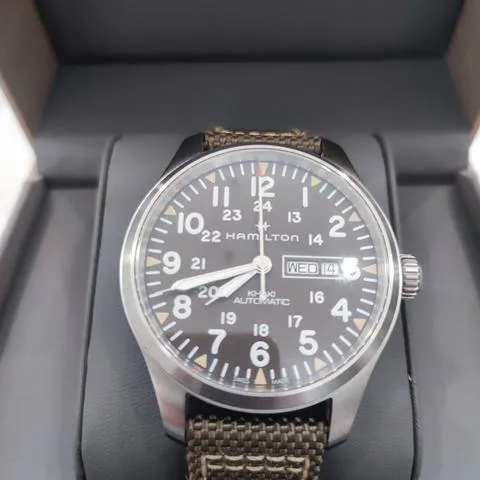 Hamilton Khaki Field H70535081 42mm Stainless steel Gray 12