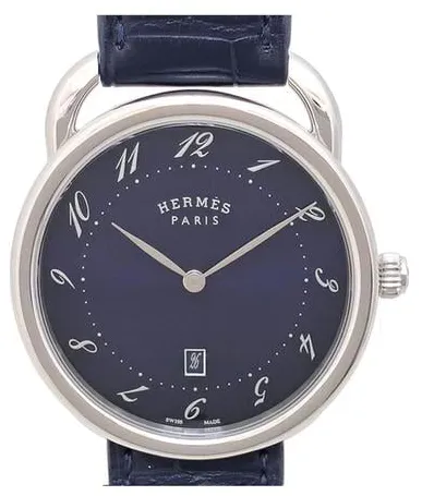 Hermès Arceau AR7Q.810 40mm Stainless steel Blue