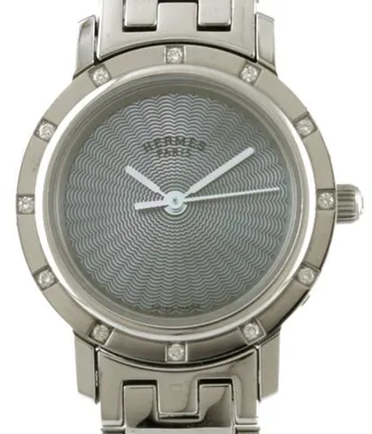 Hermès Clipper CL4.230 24mm Stainless steel Blue