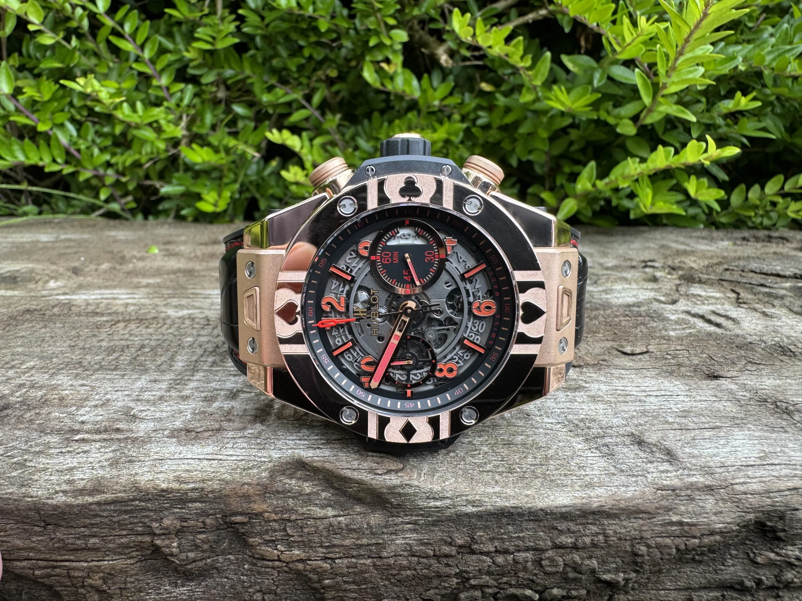 Hublot Big Bang Unico 411.OX.1180.LR.WPT15 45mm Rose gold Skeletonized