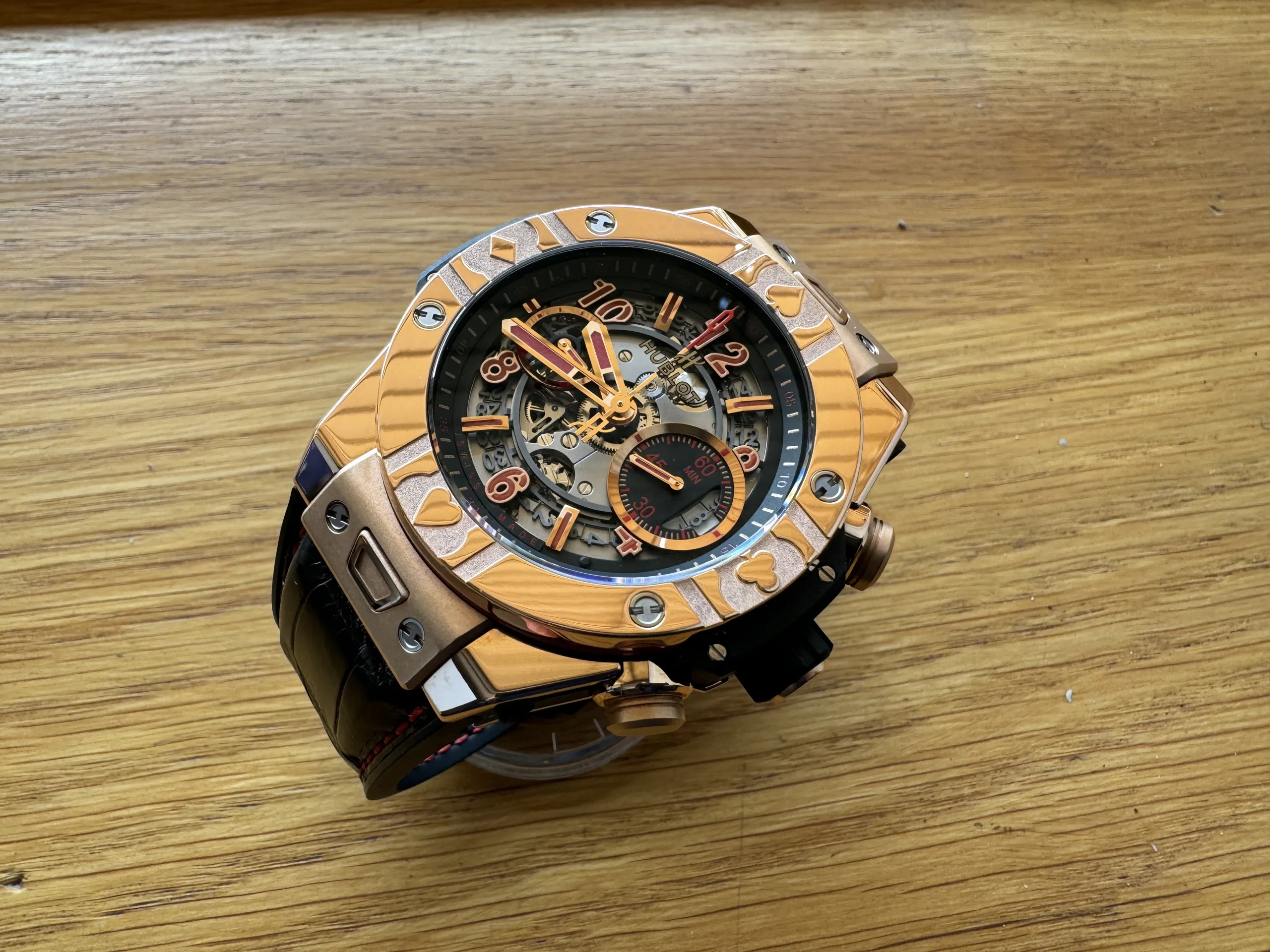 Hublot Big Bang Unico 411.OX.1180.LR.WPT15 45mm Rose gold Skeletonized 1