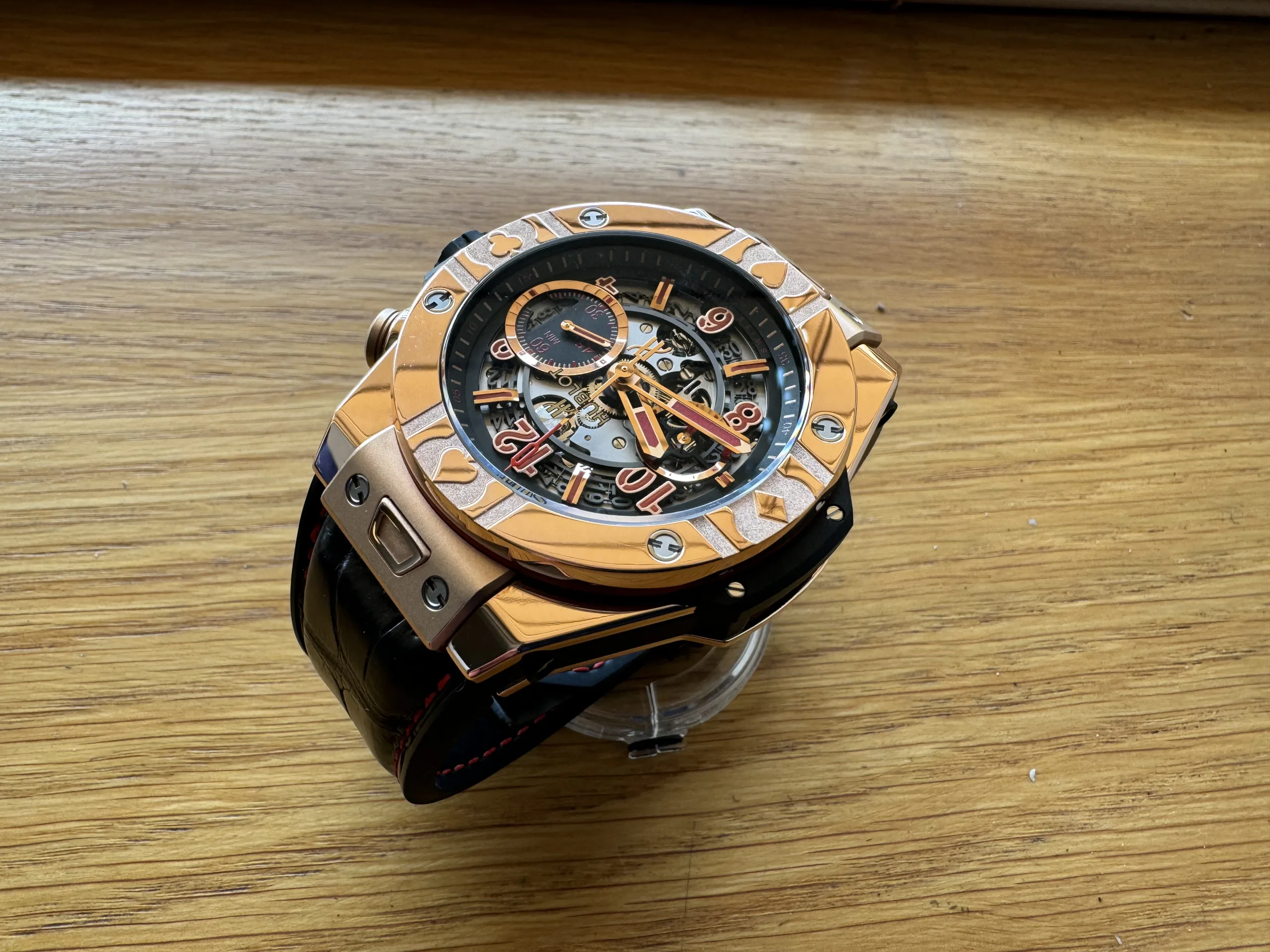 Hublot Big Bang Unico 411.OX.1180.LR.WPT15 45mm Rose gold Skeletonized 4