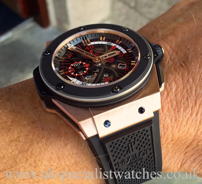 Hublot King Power 748.OM.1123.RX 48mm Rose gold Skeletonized 4