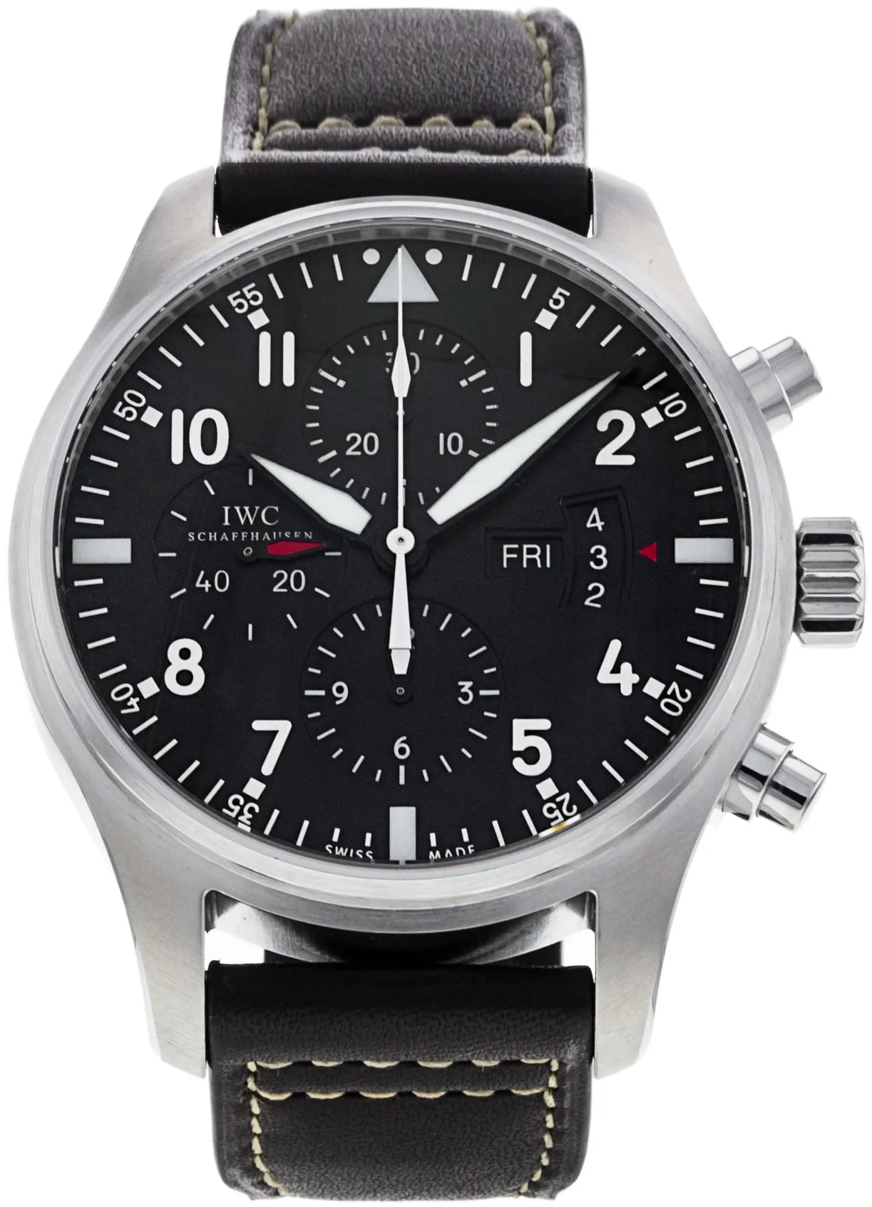 IWC Pilot IW377701 43mm Stainless steel Black