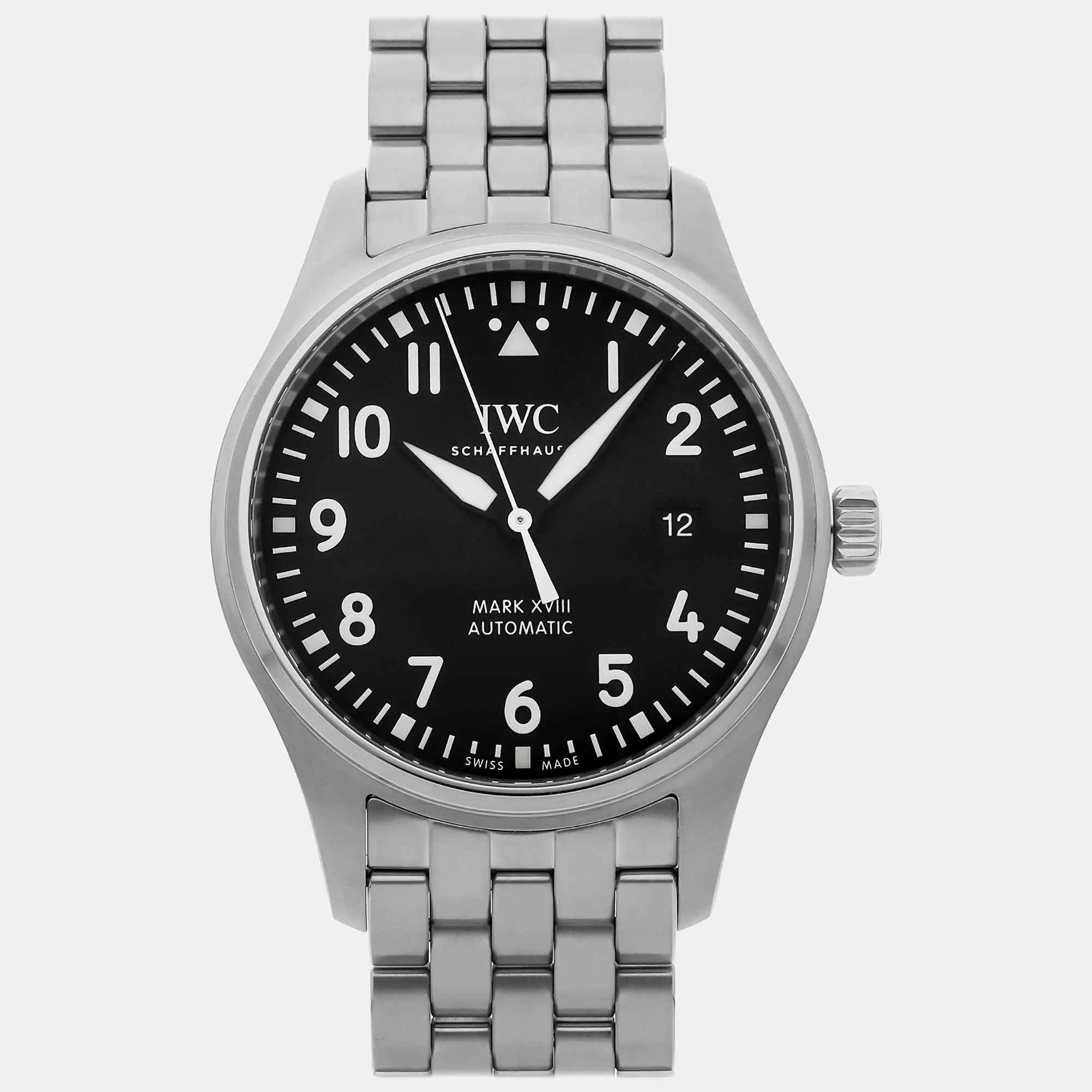 IWC Pilot Mark IW327015 40mm Stainless steel Black