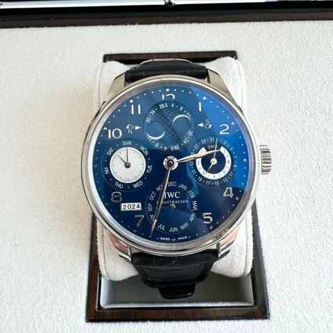 IWC Portugieser IW503203 44mm White gold Blue