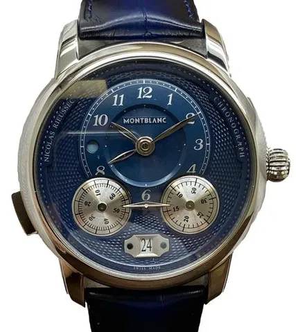 Montblanc Nicolas Rieussec 126098 43mm Stainless steel Blue