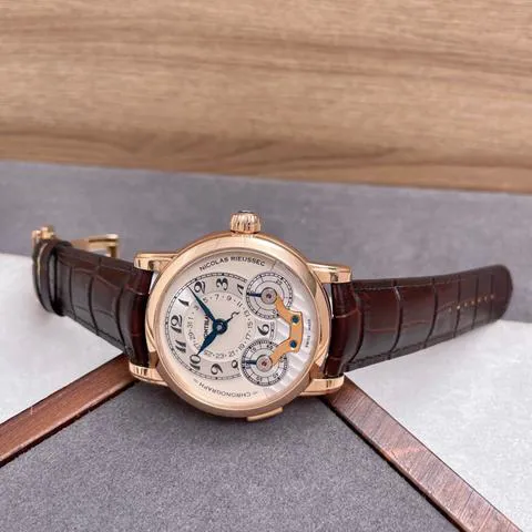 Montblanc Nicolas Rieussec U0102334 Rose gold Silver